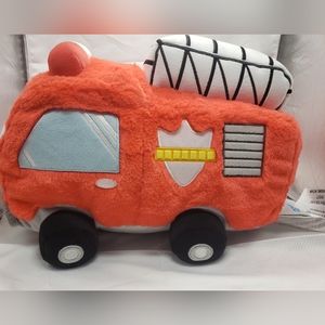 Rare HTF New Squishable 12” Go Fire Truck Plush Stuffed Animal 2020 Collectable